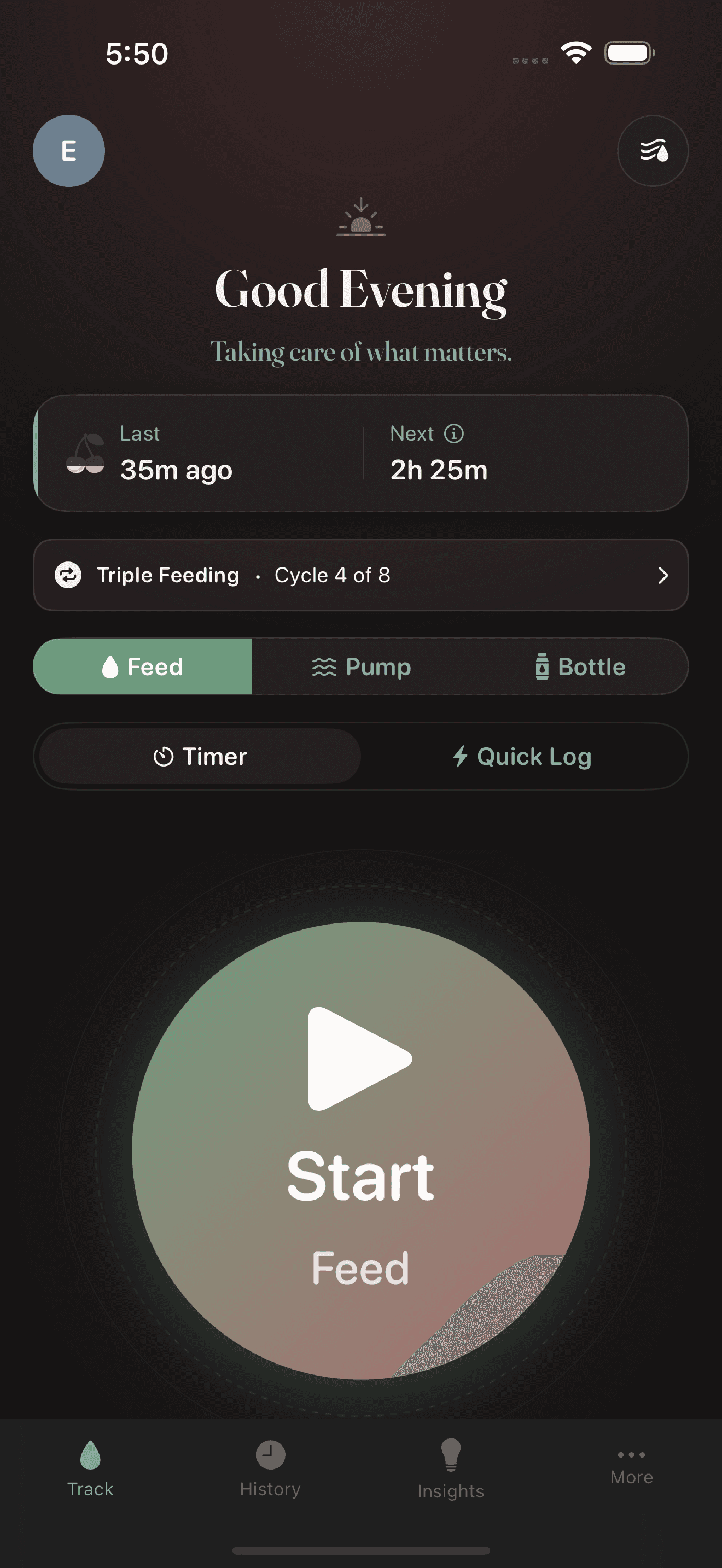 Diaper tracking with stool color assessment and daily counts