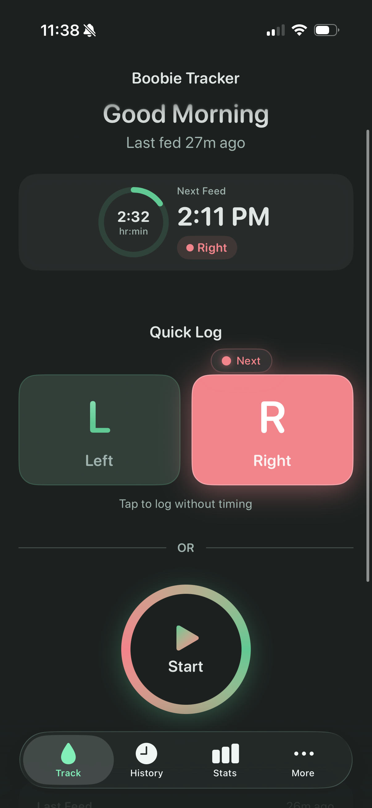 Milk & Minutes App Interface
